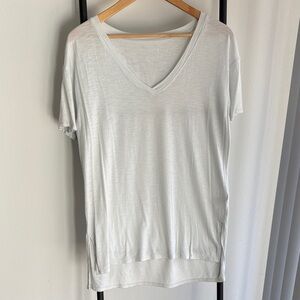 American Eagle Light Blue V-Neck Top